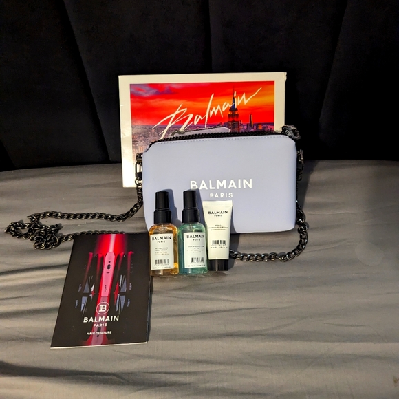 Balmain Bags Balmain Cosmetic Bag Converted Into Crossbag Poshmark